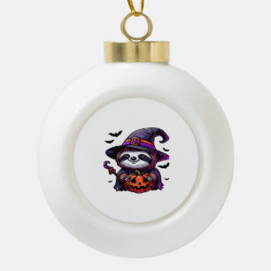 Boule En Céramique Scary Halloween Sloth Witch Costume Casquette Mer