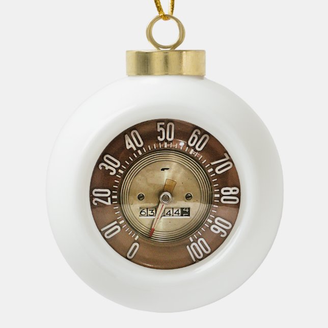 Boule En Céramique Speedometer 1948 (Devant)