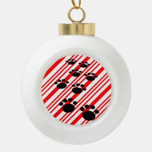 Boule En Céramique Sucre de canne de sentier Paw Pet Cartoon