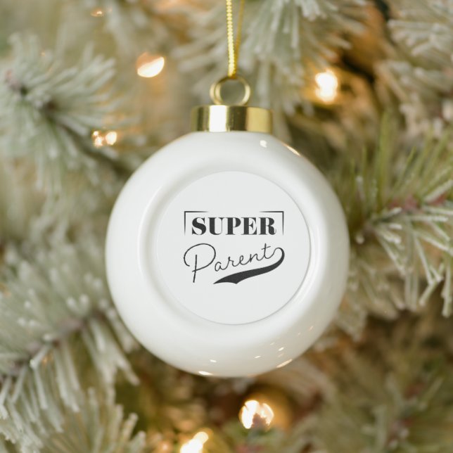 Boule En Céramique Super parent (Arbre)