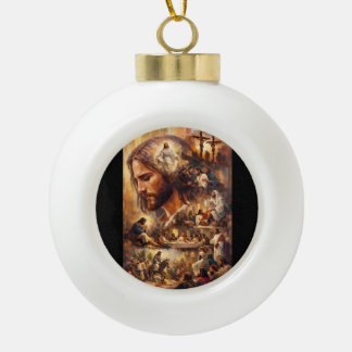 Boule En Céramique T-Shirt Art Jésus-Christ | Inspirational Chrétien