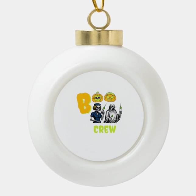 Boule En Céramique T-shirt classique Boo Crew (Devant)