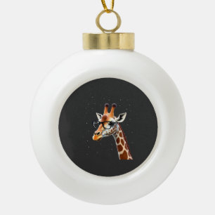 Boule En Céramique T-Shirt Homme Femme Girafe Hipster Bonne Humeur Ch