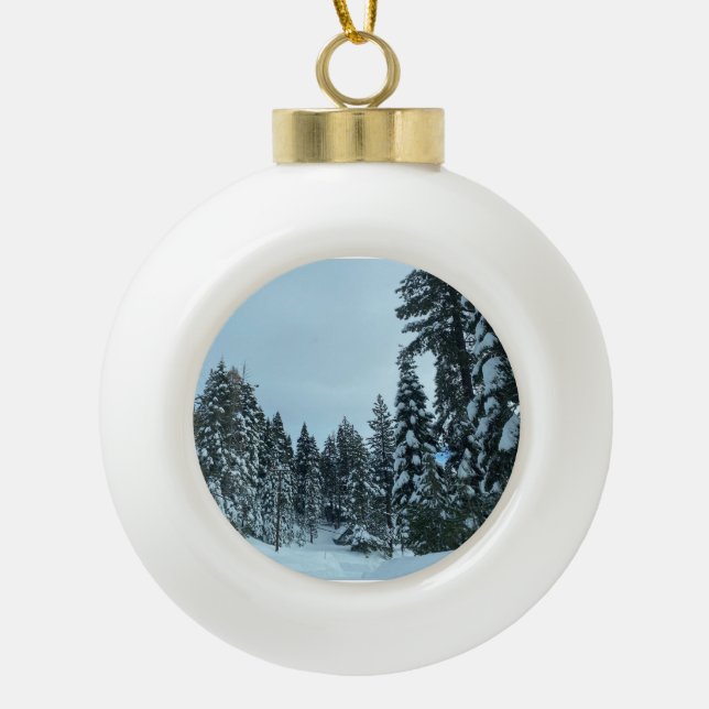 Boule En Céramique Tahoe Love Ornament (Devant)