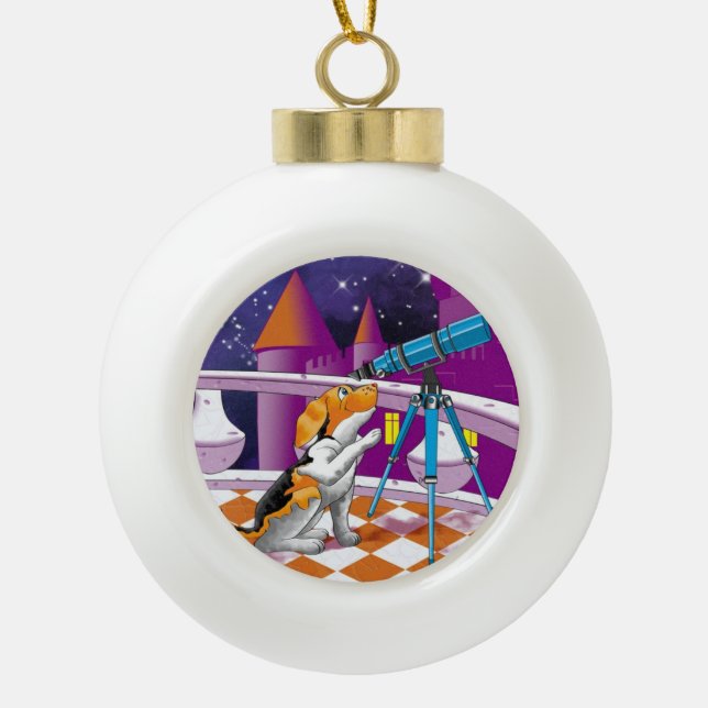 Boule En Céramique télescope pour chiens (Devant)