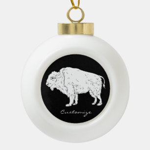Boule En Céramique Thunder_Cove de Buffalo Blanc