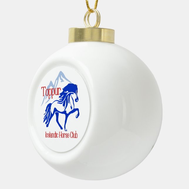 Boule En Céramique Toppur Ornament (Droite)
