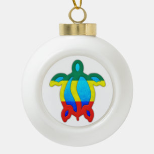 Boule En Céramique Tortue jamaïcaine
