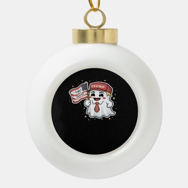 Boule En Céramique Trumpkin, J'Ai Toujours Écouté, Halloween, Éffraya (Devant)