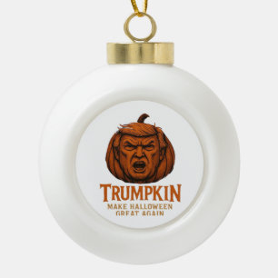 Boule En Céramique Trumpkin... Rendre Halloween plus grand