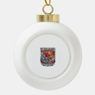 Boule En Céramique Tunisie Football Skeleton Buteur Nations Premium S