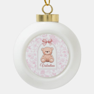 Boule En Céramique Valentina Conception personnalisée d'ours en pel