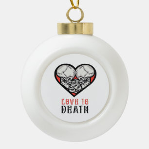 Boule En Céramique Valentines esthétiques Jusqu'à la mort Faisons-nou