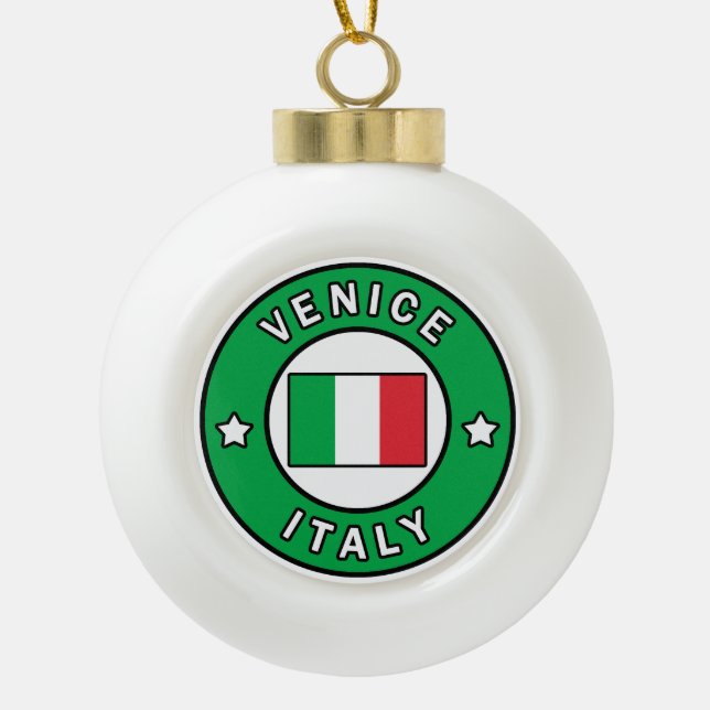 Boule En Céramique Venise Italie (Devant)