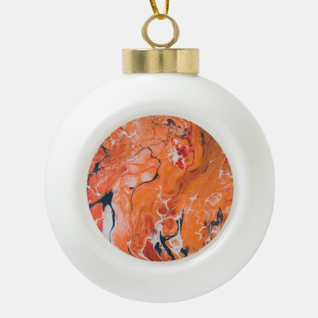 Boule En Céramique Volcan (Devant)