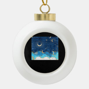 Boule En Céramique Whimsigoth Nuages Sun Moon Witchy Classic