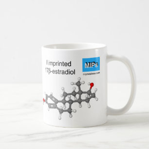 boule et bâton de tasse de modèle d'oestradiol