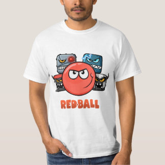 boule rouge 4 l'équipage emballant le T-shirt