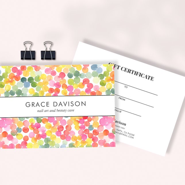 Boule Tea Aquarelle arc-en-ciel Cercle rose Vert (Créateur téléchargé)