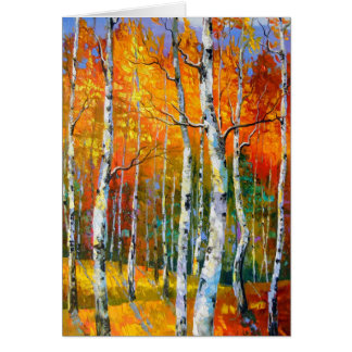 Bouleau à la lumière du soleil