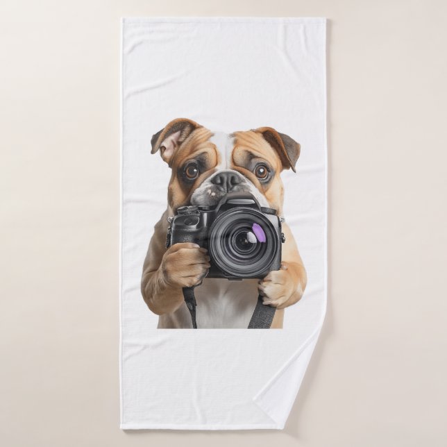Bouledogue (Serviette de bain)