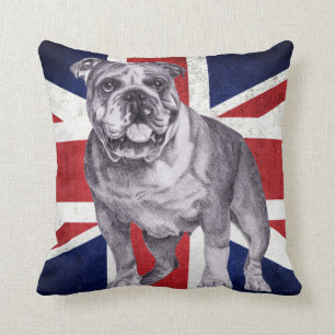 Bouledogue britannique - coussin anglais de