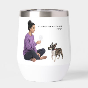 Bouledogue Français Ami du Vin Drôle