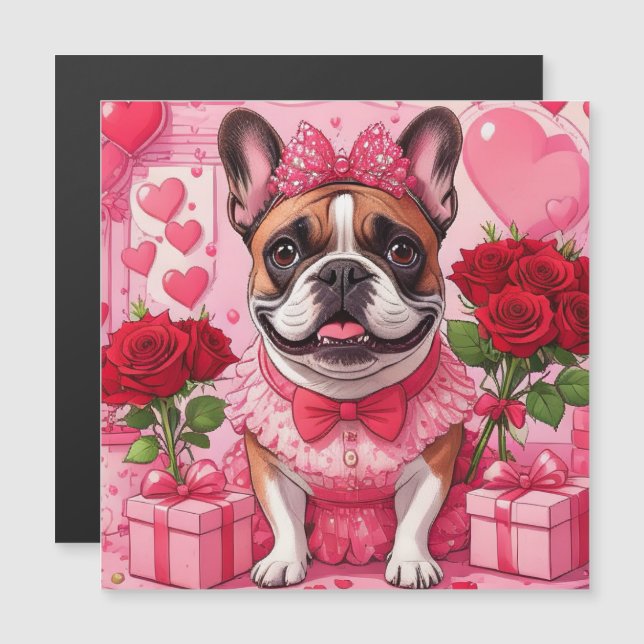 Bouledogue français amoureux (Devant / Derrière)