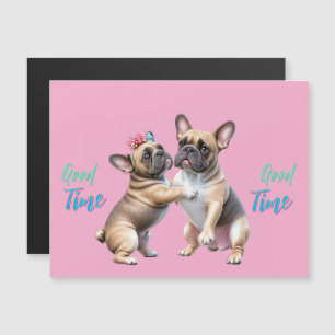 Bouledogue français amoureux Saint-Valentin
