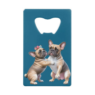 Bouledogue français amoureux Saint-Valentin
