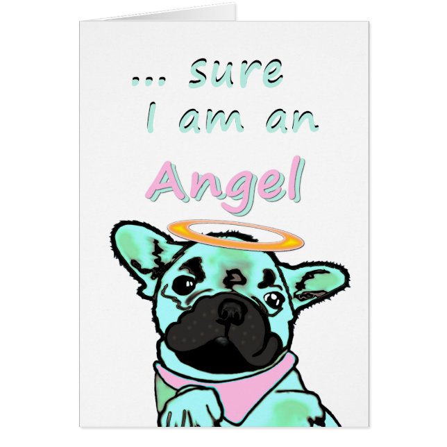Bouledogue français Ange sûr French Bulldog (Devant)