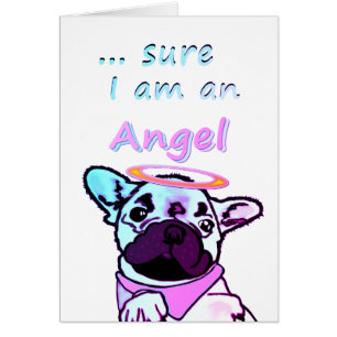 Bouledogue français Ange sûr French Bulldog