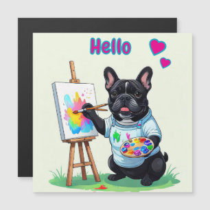 Bouledogue français artiste French Bulldog