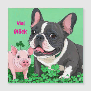 Bouledogue français bonne chance French Bulldog