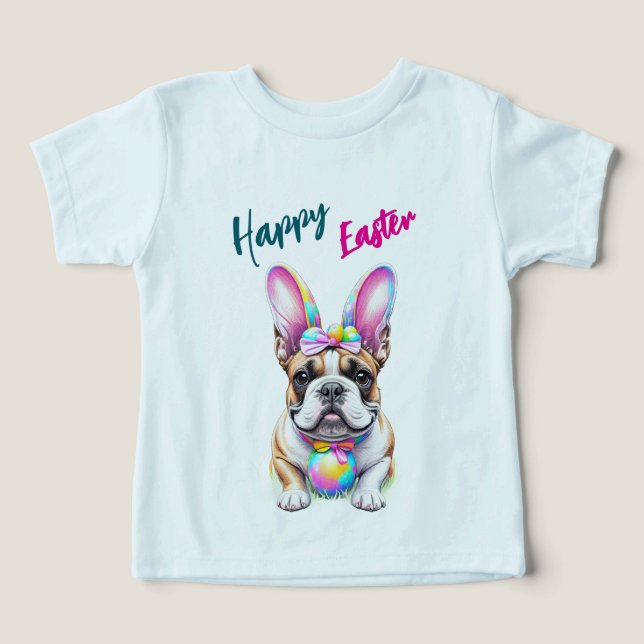 Bouledogue français Bunny Pâques Bulldogge (Design Recto)