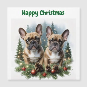 Bouledogue français Couronne de Noël Bulldog