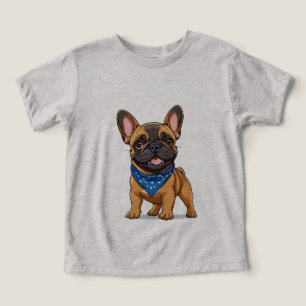 Bouledogue français de style cartoon