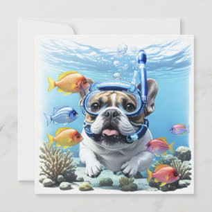 Bouledogue français en vacances French Bulldog