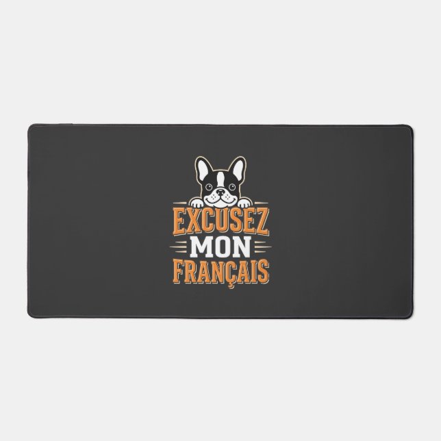 Bouledogue Français Excusez Mon Français Design (Recto)