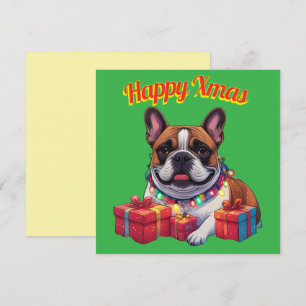 Bouledogue français French Bulldog chaîne de lumiè