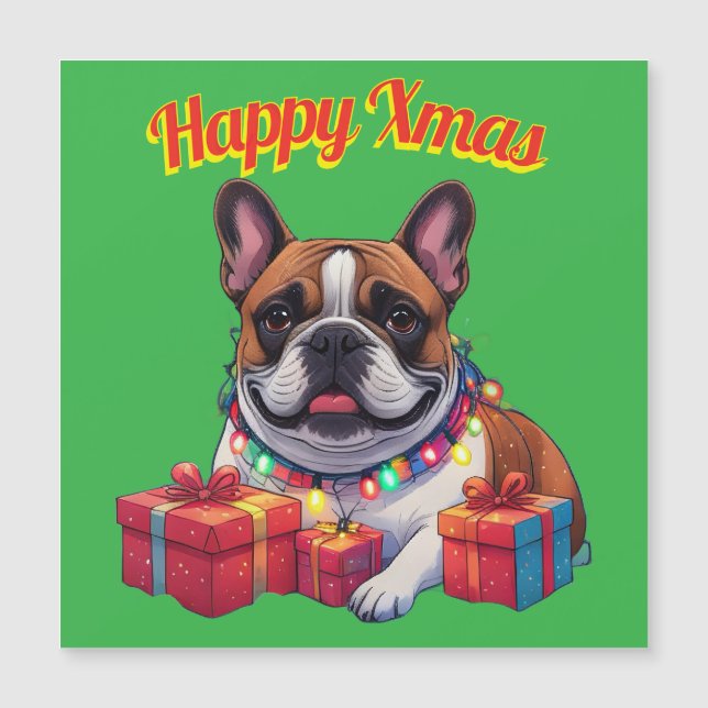 Bouledogue français French Bulldog chaînette lumin (Devant)