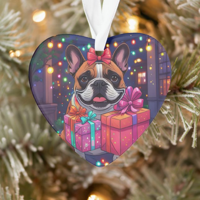 Bouledogue français French Bulldog Noël (Arbre)