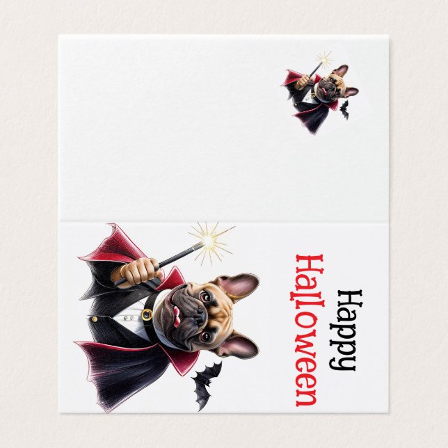 Bouledogue français Halloween French Bulldog (Outside Unfolded)