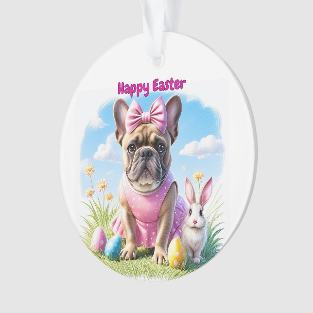 Bouledogue français Joyeuses Pâques Bouledogue Fra (devant)