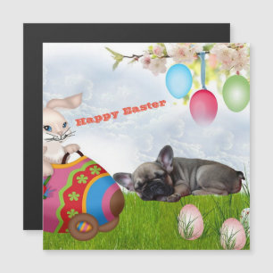 Bouledogue français Joyeuses Pâques Bouledogue fra