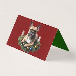 Bouledogue français Noël French Bulldog