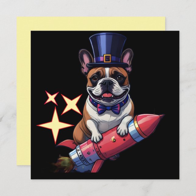 Bouledogue français Nouvel An French Bulldog (Devant / Derrière)