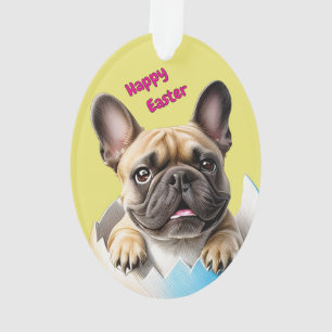 Bouledogue français oeuf de Pâques French Bulldog