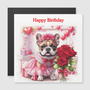 Bouledogue français roses French Bulldog
