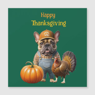 Bouledogue français Thanksgiving French Bulldog
